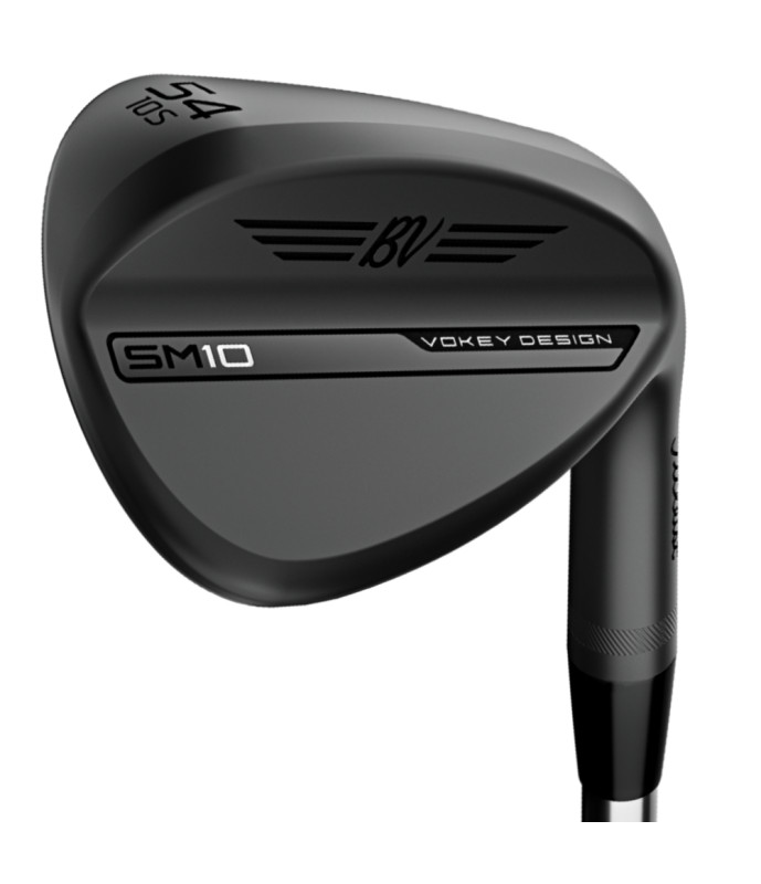 Titleist Vokey SM10 Jet Black - stålskaft