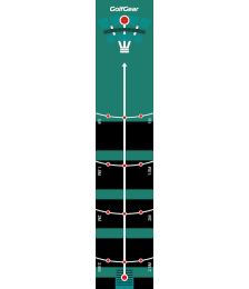 Golf gear puttmatta deluxe 3 meter