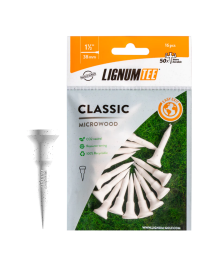Lignum tees 38 mm - outslitlig peg