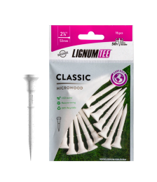 Lignum tees 53 mm - outslitlig peg