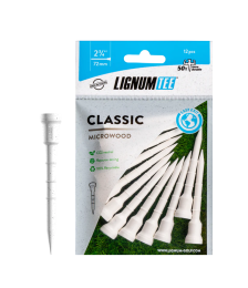 Lignum tees 72 mm - outslitlig peg